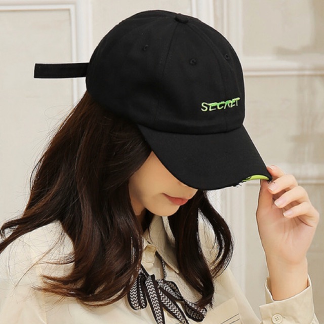 [HÀNG GC] MŨ KẾT RÁCH PHONG CÁCH ULZZANG CÁ TÍNH-SECRET
