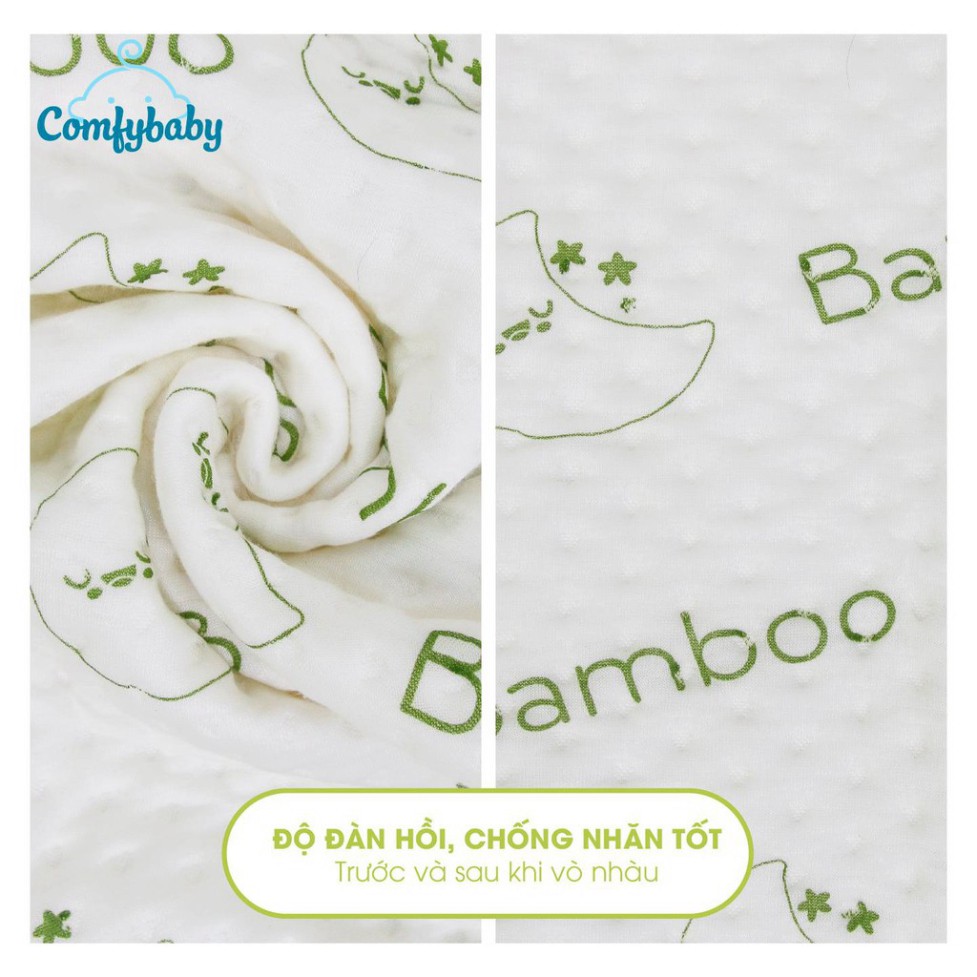 Tấm lót chống thấm, kháng khuẩn, thoáng khí thay tã 4 lớp vải sợi tre bamboo cao cấp Comfybaby