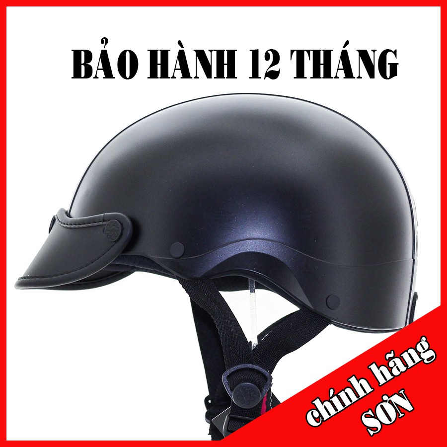 NÓN BẢO HIỂM SƠN CHÍNH HÃNG - NS008 (Đủ Màu)