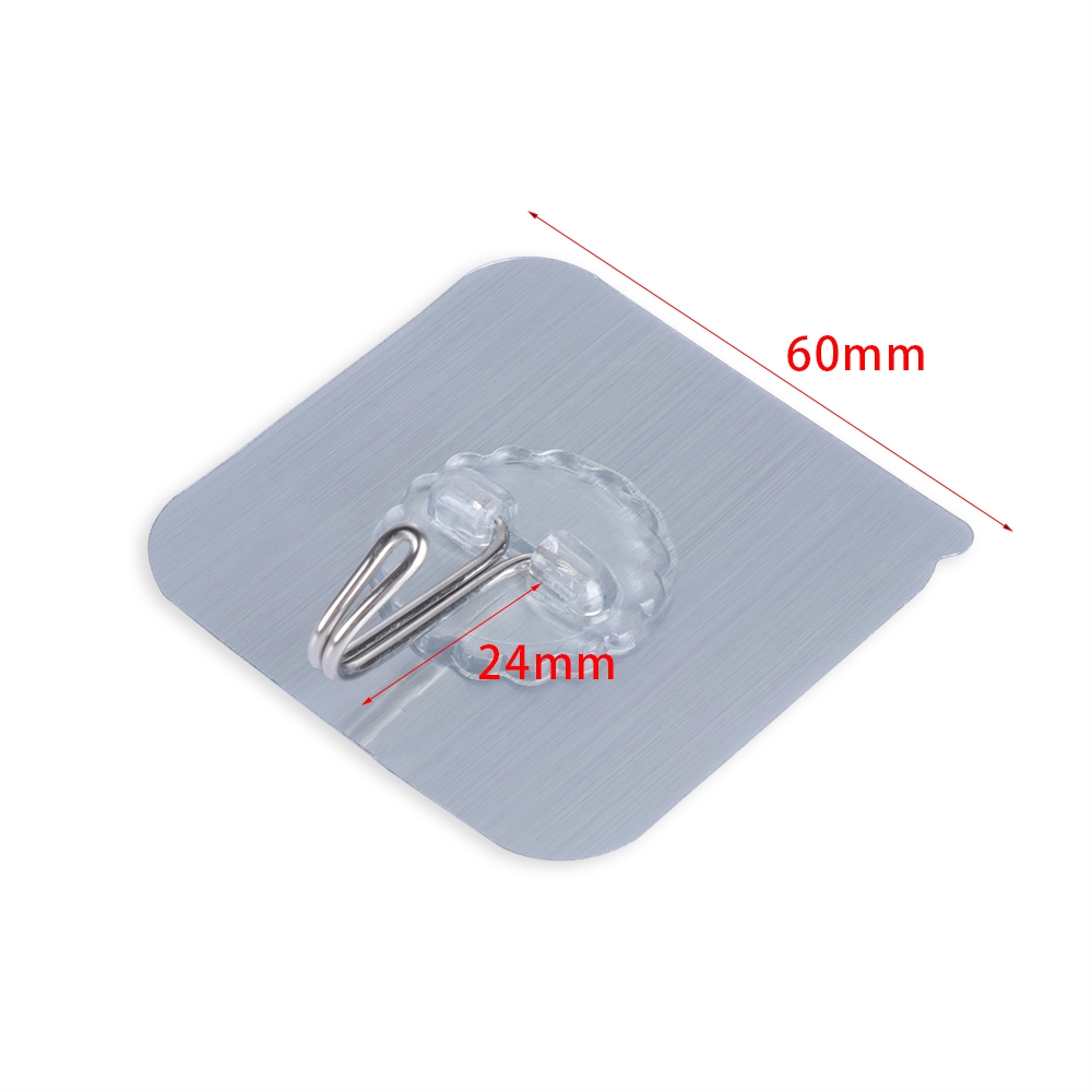 UUMIR Bộ 1 hoặc 5 móc treo siêu dính tiện lợi dành cho nhà tắm / nhà bếp