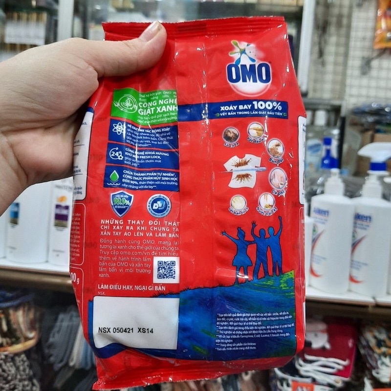 Bột giặt Omo 1 gói 380g,770g