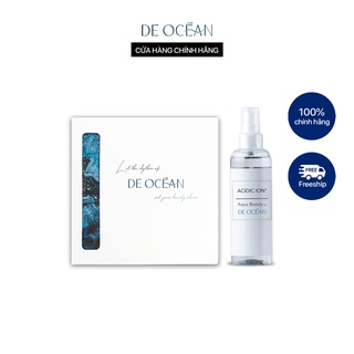 Combo chống lão hóa: 1 hộp nạ tan chảy Microcell Lifting + 1 chai Xịt khoáng ACIDIC ION+ pH 5.5 Aqua Beauty