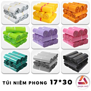 Túi gói hàng nhựa hvt, túi gói hàng bao bì túi đựng size 17*30