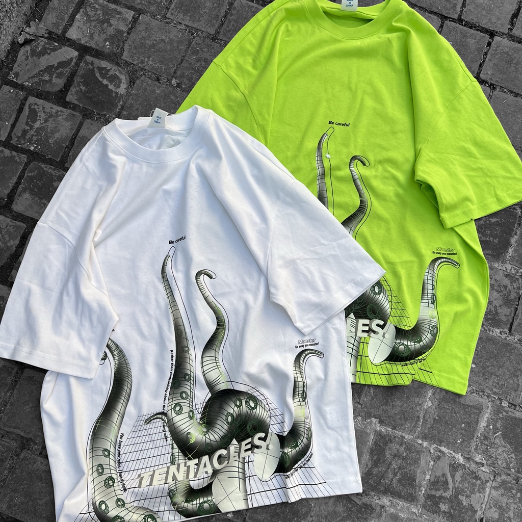 Áo thun tay lỡ nam nữ MEANSTORE phông in hình 100% cotton vải mát form rộng phong cách Ulzzang - Ảnh thật be careful