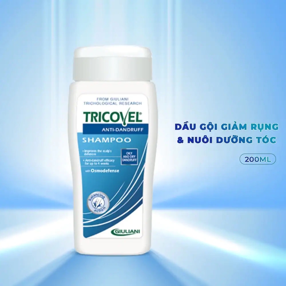 Dầu Gội Tricovel Ngăn Ngừa Gàu Anti-Dandruff 200ml