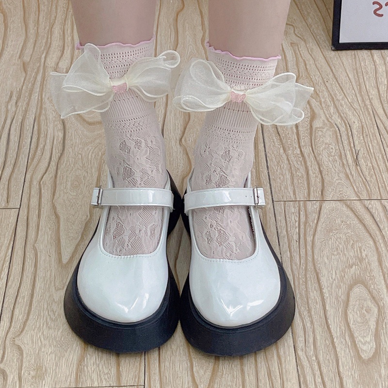 Vớ Phối Nơ Phong Cách Lolita Xinh Xắn