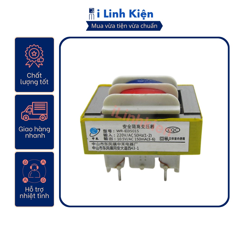 Biến áp nồi áp suất 10.5V 150mA.
