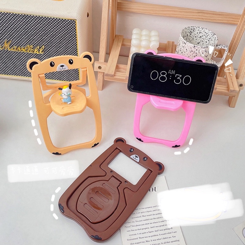 Giá đỡ điện thoại hình chiếc ghế hình thú dễ thương