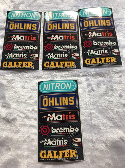 Tem logo- tem sticker Nitron Oh