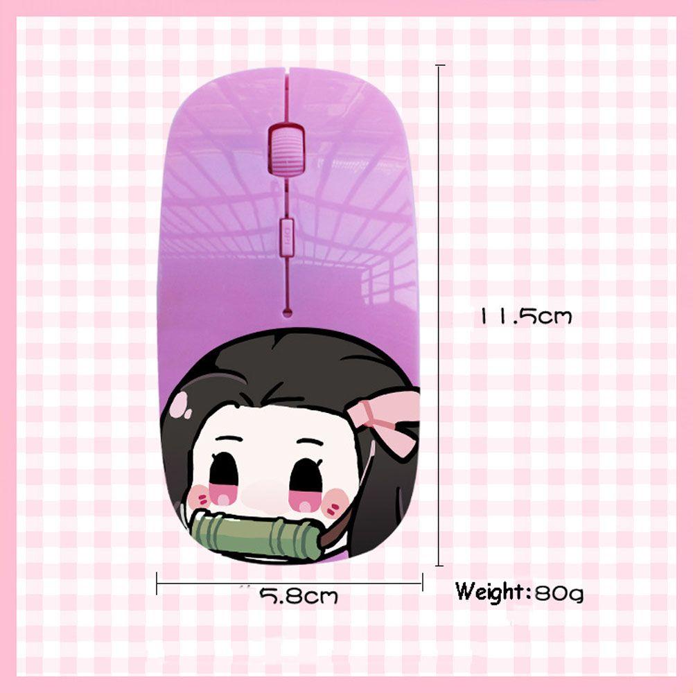 Chuột không dây USB 2.4G WMES15H Demon Slayer Dễ Thương