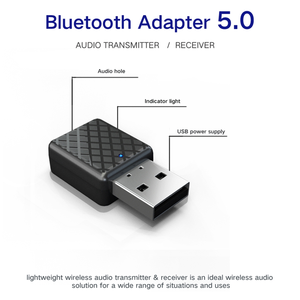 Bộ thiết bị truyền nhận tín hiệu âm thanh Bluetooth 2 trong 1 cho tai nghe