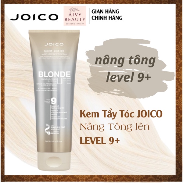 Kem tẩy tóc an toàn cho da đầu JOICO Blonde Life nâng tông cấp độ 9 - 240g