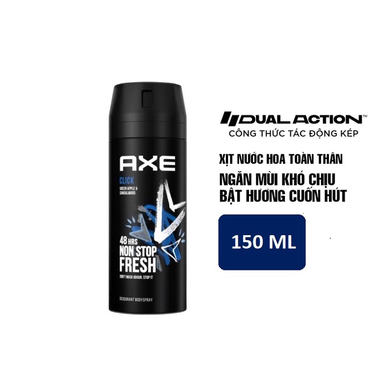 Xịt khử mùi toàn thân NAM AXE 150ml