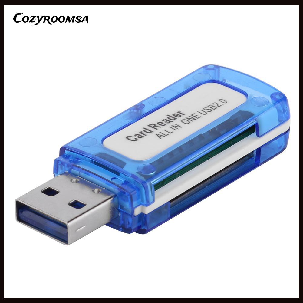 Đầu đọc thẻ nhớ 4 trong 1 cổng USB 2.0 cho thẻ nhớ Micro SD TF M2