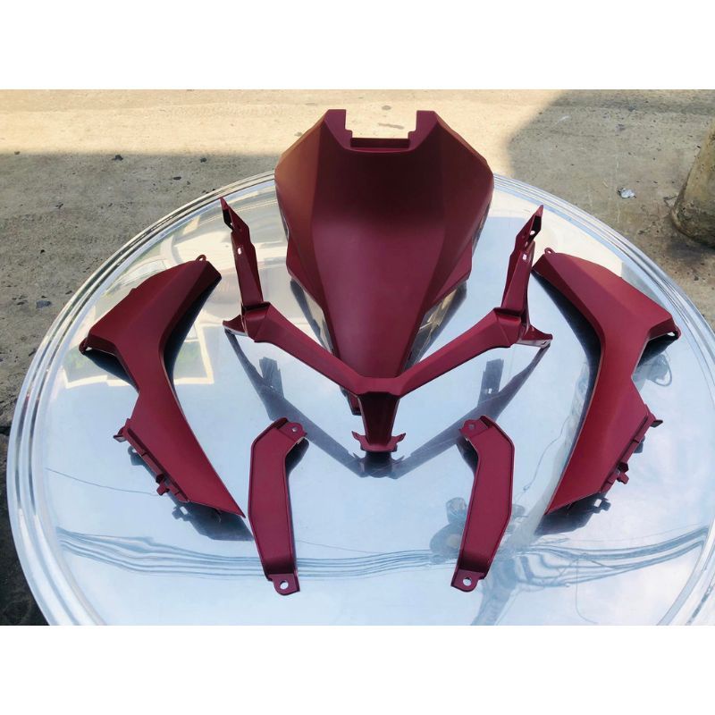 Set 6 món Nhựa Nhám Zin Đỏ Mận Vario/Click (2018-2021) chính hãng Honda Thái Lan