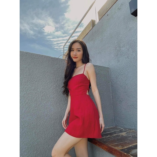 LEMONCHICVN - Đầm hai dây hở lưng - D197