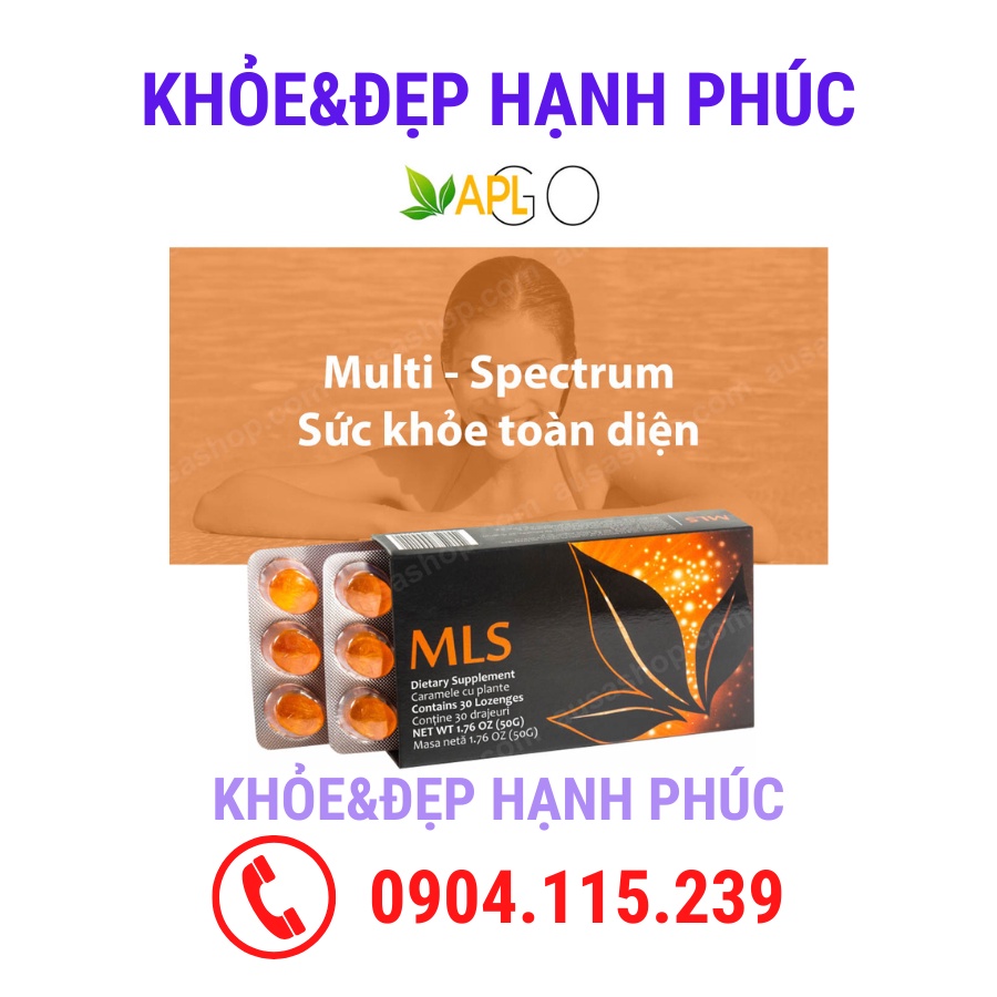 [ Date T9/23 ] Viêm ngậm giảm cân APLGO - MLS – 30 viên/hộp