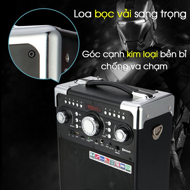 Loa kéo S8  Bluetooth LOA  KÉO  hát Karaoke TẶNG KÈM 1 MICRO UHF  100W phiên bản  giới hạn 2022