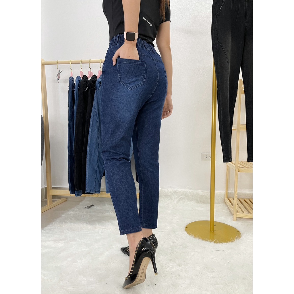 Quần jean nữ cạp chun co giãn 2 chiều LUXY V291 đủ size từ 40kg - 80kg