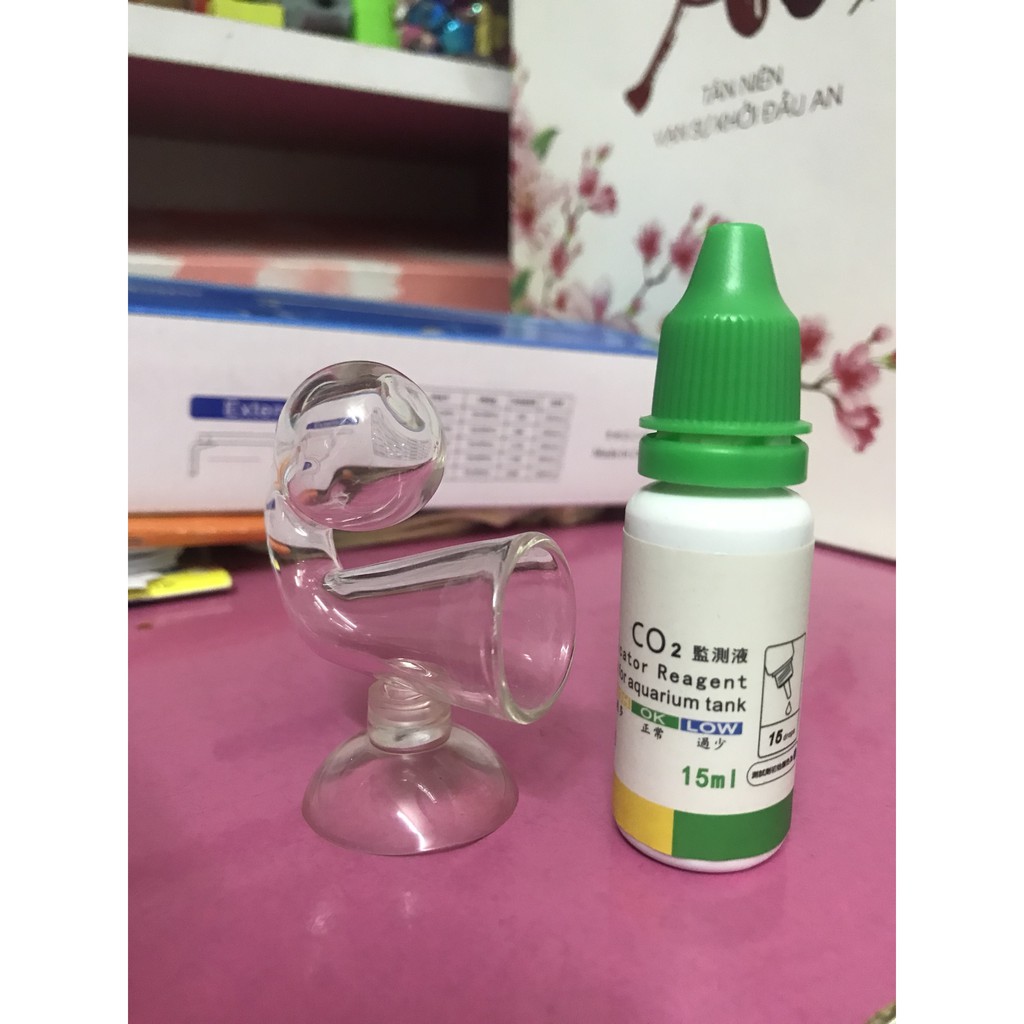 Bộ kiểm tra nồng Co2 trong hồ thuỷ sinh, giúp dễ dàng kiểm soát lượng co2 cần thiết cho hồ