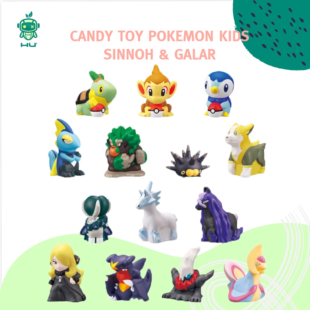 Mô hình 🎁có quà tặng🎁 pokemon kids Sinnoh & Galar