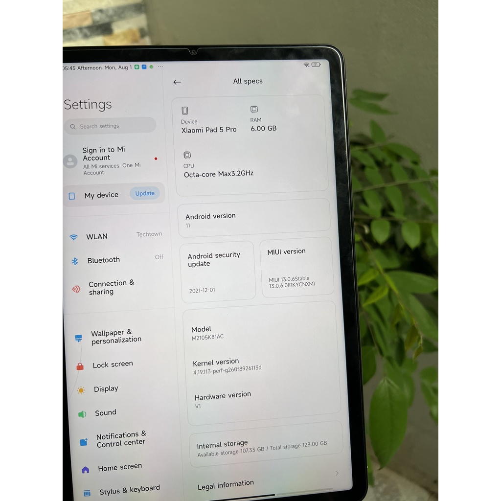 Máy tính bảng Xiaomi Mipad 5 Pro 6/128GB, Mi Pad 5 Pro