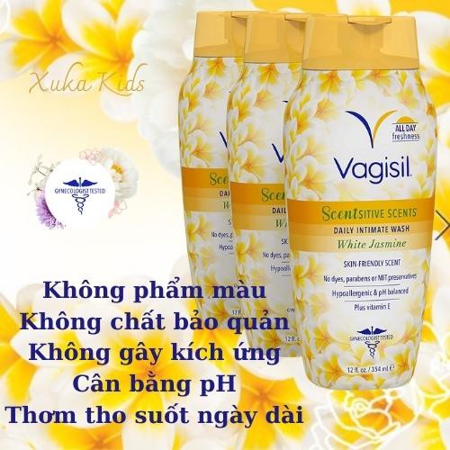 (Hàng Mỹ - mẫu mới) Dung dịch vpệ sinh phụ nữ Vagisil 354ml giúp vùng kín luôn khô ráo, sạch sẽ, thơm tho