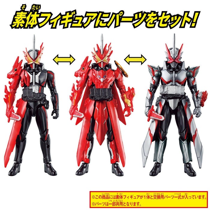 MÔ HÌNH NHÂN VẬT CÓ KHỚP RKF KAMEN RIDER DRAGONIC SABER SET