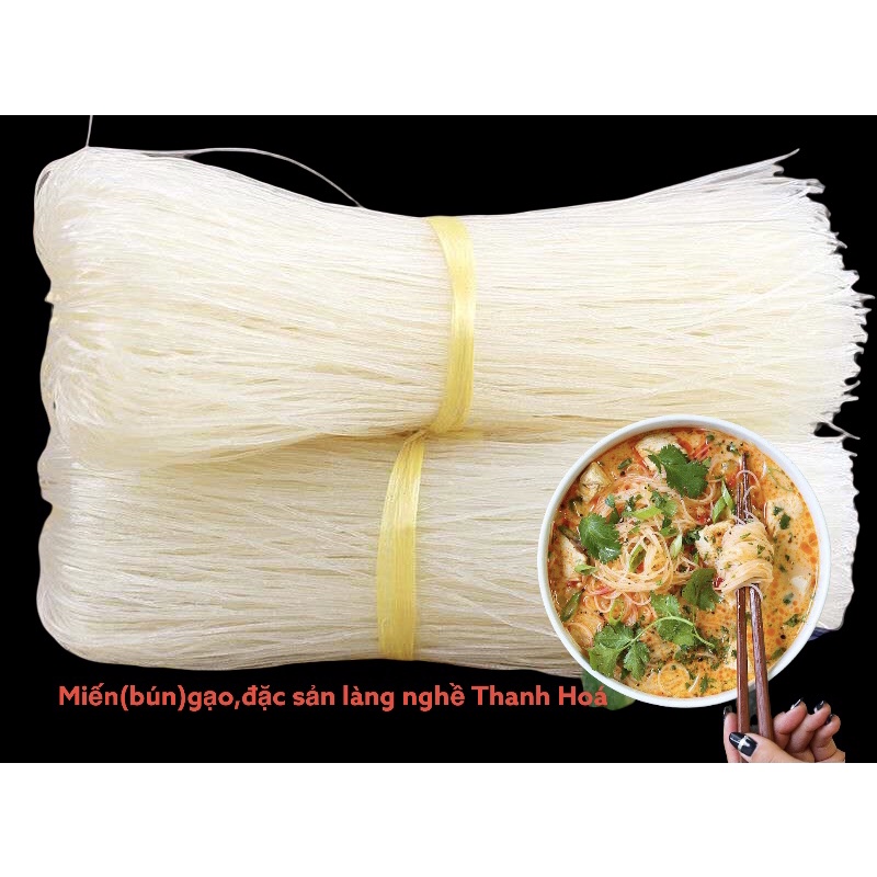 Miến   gạo đặc sản gia chuyền, bún miến khô hàng chuẩn loại 1  Gói 1kg