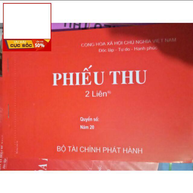PHIẾU THU 2 LIÊN