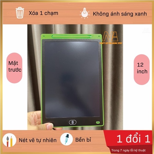 Bảng Viết Vẽ Thông Minh Màn Hình LCD 10 - 12 inch Cho Bé / Xóa Nhanh Với 1 Nút Bấm