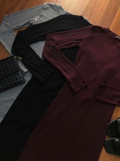 Đầm Body Thun gân