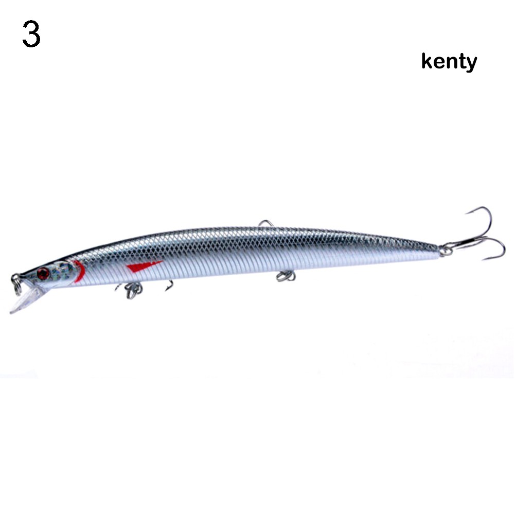 Ktt Ktt☀Mồi Giả Nhử Cá 18cm 26g Bằng Nhựa Gắn Kèm Móc Câu