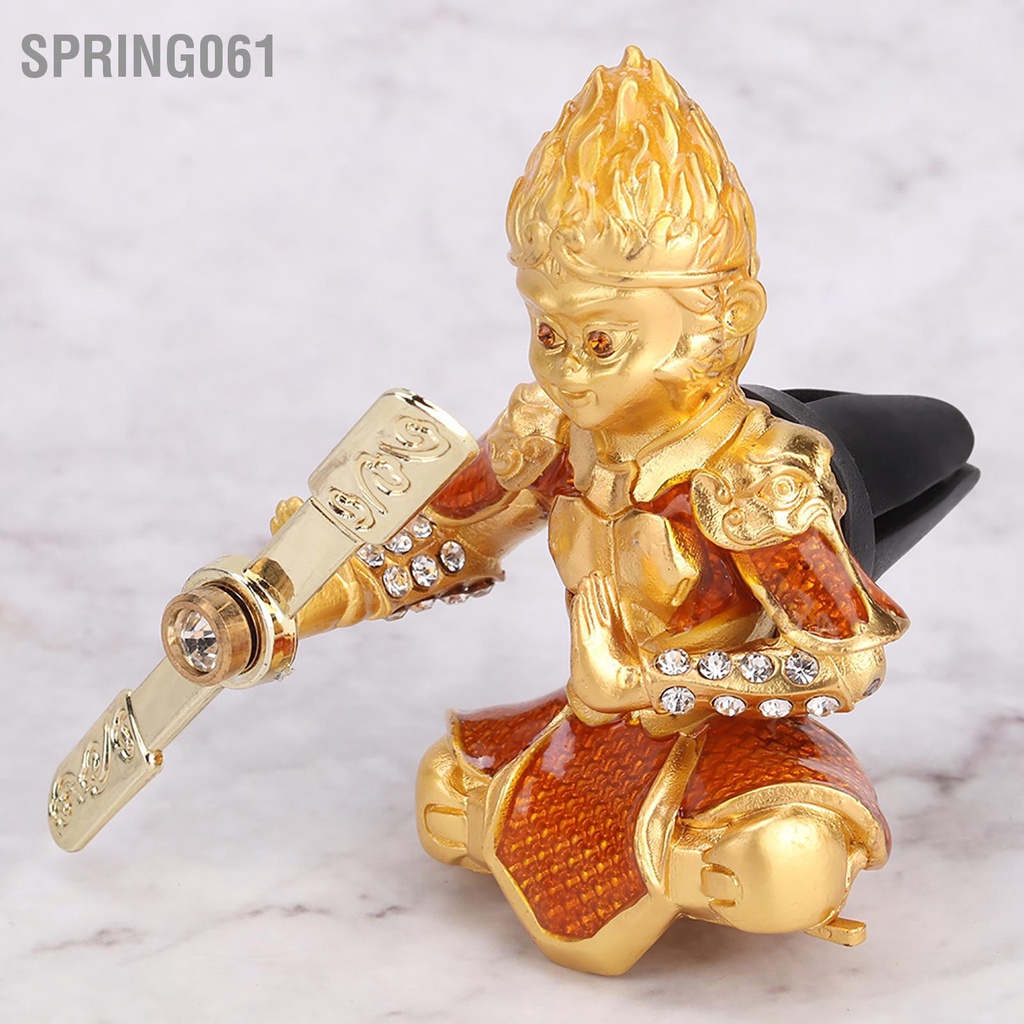 Spring061 Máy điều hòa ô tô Cửa ra gió Kẹp làm mát không khí Bộ khuếch tán hương thơm Monkey King Shape