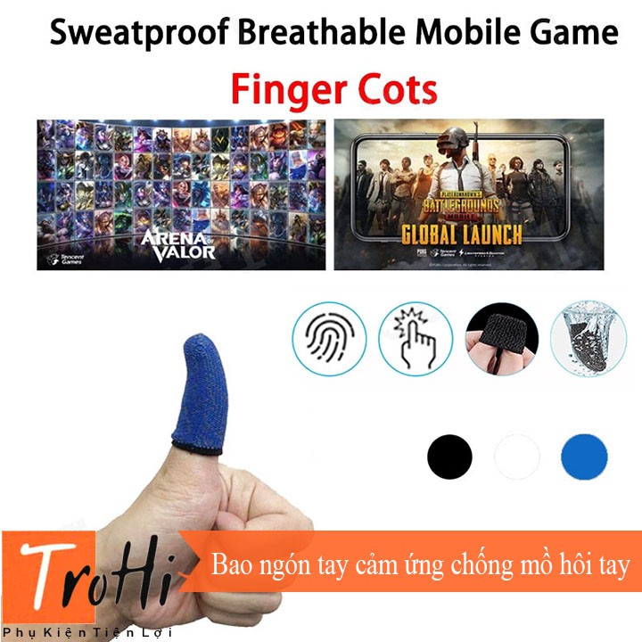 Bao ngón tay cảm ứng, Găng Tay Cảm Ứng giúp chơi game PUBG, Liên quân, Free Fire hay và siêu mượt | BigBuy360 - bigbuy360.vn