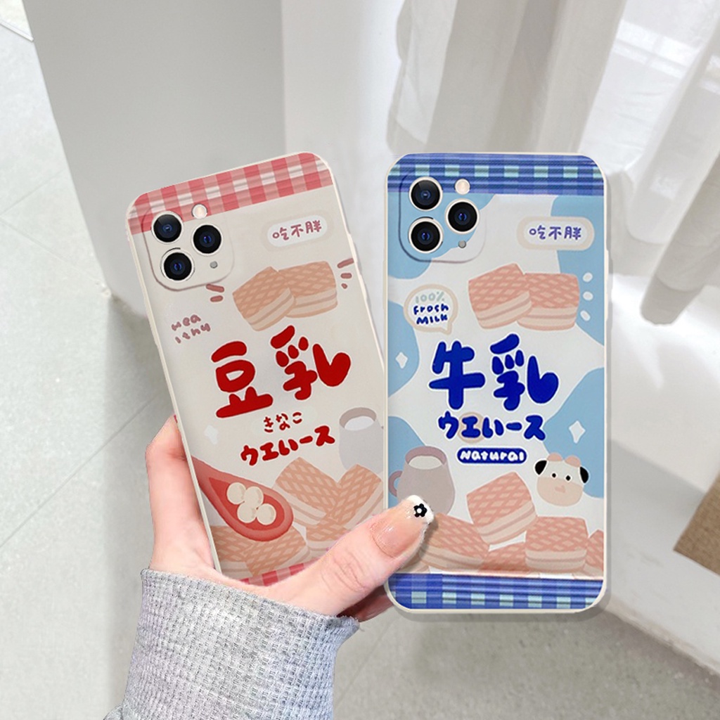 Ốp lưng iphone bảo vệ camera vỏ kẹo bánh xốp 6/6splus/7/7plus/8/8plus/x/xr/xs/11/12/13/14/pro/max/plus/promax ốp vuông