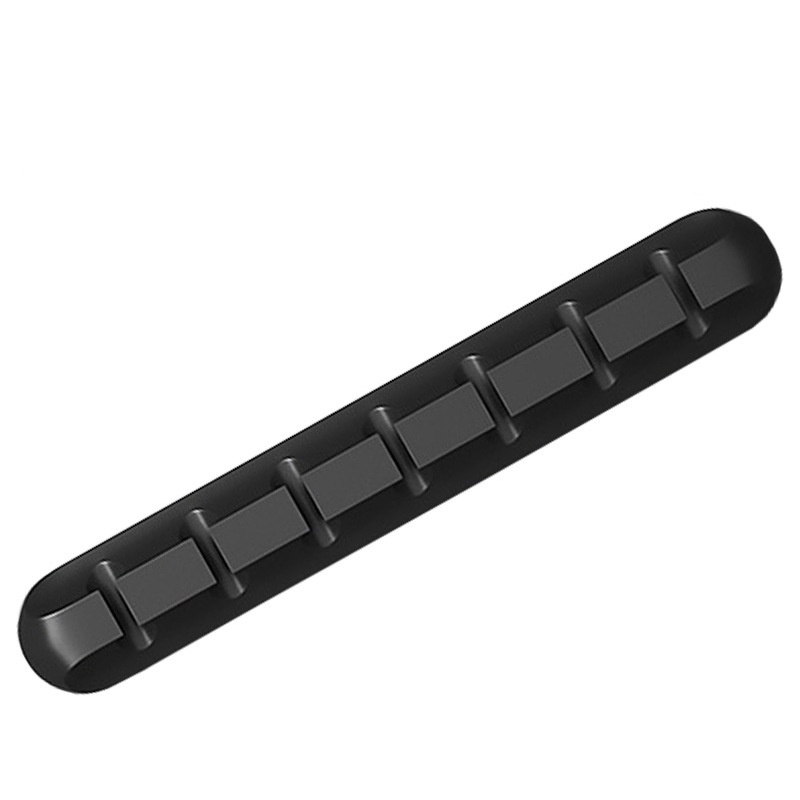 Kẹp dây sạc điện thoại, dán cạnh bàn, silicone keo 3M siêu dính, loại 3,5,7 lỗ