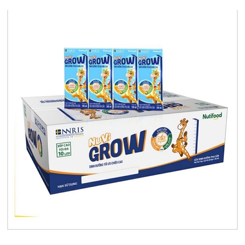 SỮA BỘT PHA SẴN NUVITA GROW 180ml NUTIFOOD