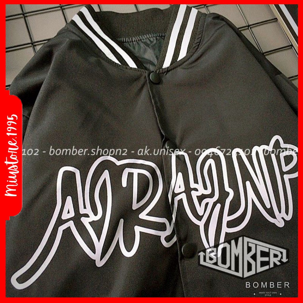 Áo khoác Bomber style bóng chày phối màu classic - 2 màu (Miu ft. BomberShop)