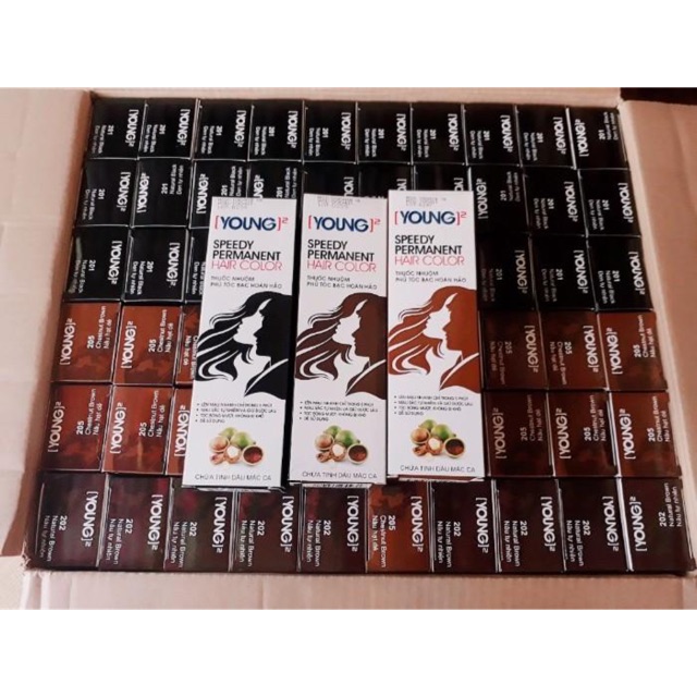 THUỐC NHUỘM PHỦ TÓC BẠC HOÀN HẢO YOUNG 60 ML