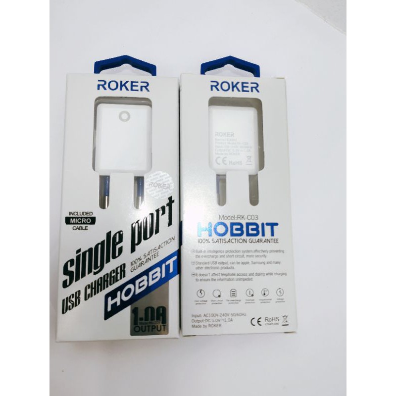 Bộ Sạc Casan Roker Hobbit 1a Casan 1 Cổng Usb Micro