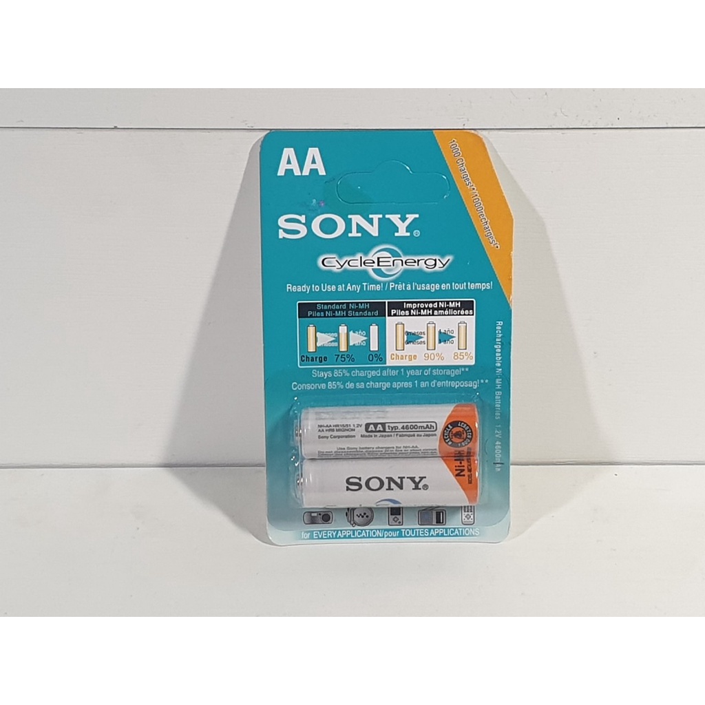 Pin Sạc AA/ AAA Sony Dung Lượng 4600mAh/4300mAh Vỉ 2 Viên - Điện nước gia dụng Hoàng Kim