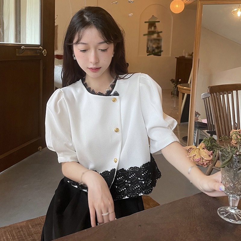 Áo Cardigan Dệt Kim Cổ Tròn Cho Nữ