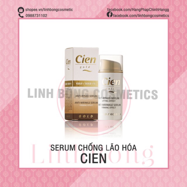 SERUM TINH CHẤT VÀNG CHỐNG LÃO HOÁ CIEN GOLD RANGE