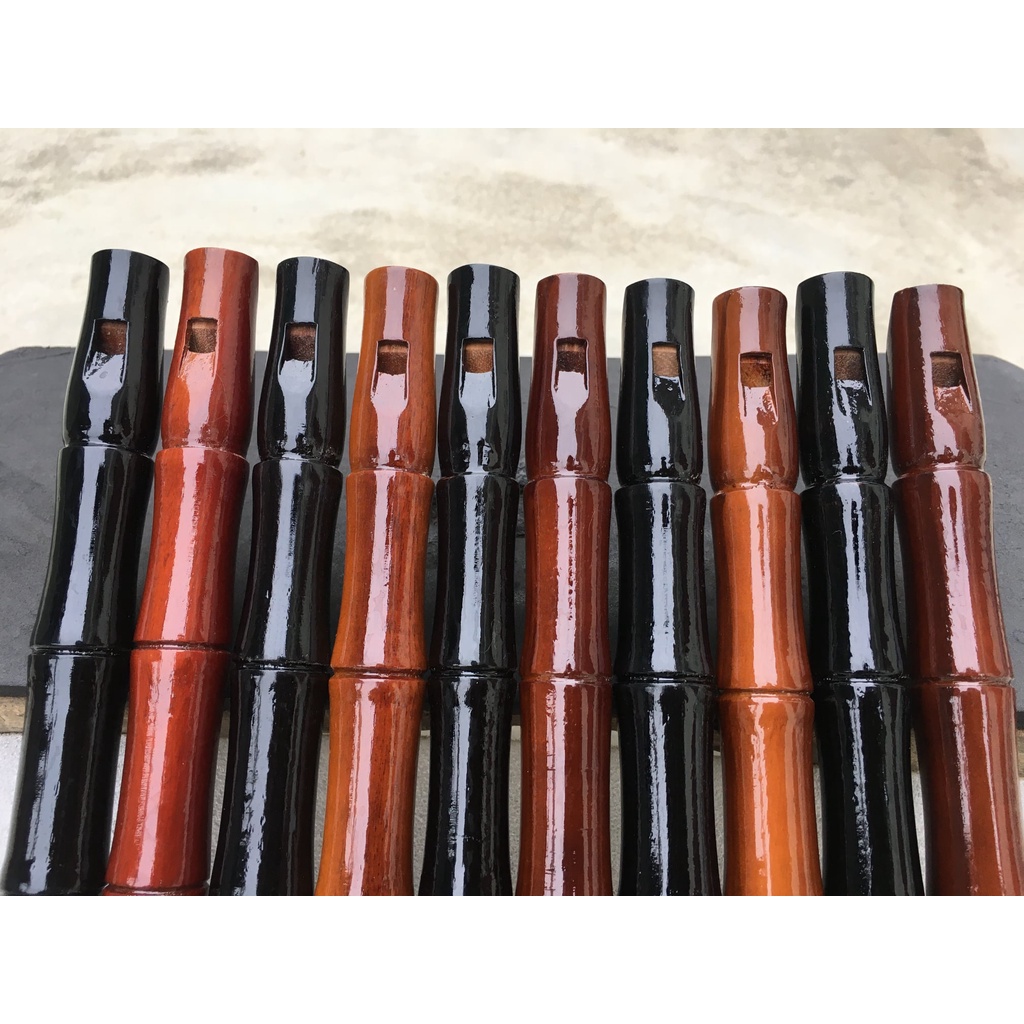 Sáo dọc gỗ căm xe  tone Đô   - dễ thổi nhất  dành cho người mới tập chơi