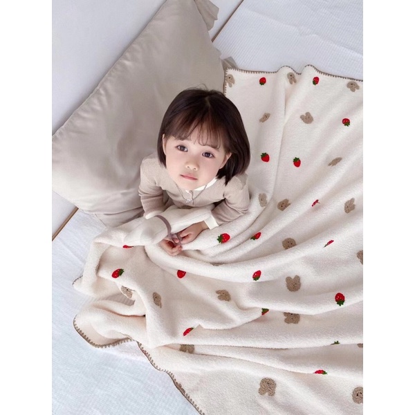 CHĂN TUYẾT SỮA TRẺ EM CASHMERE CAO CẤP SIZE 1mx1m5