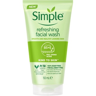 Sữa Rửa Mặt Simple Kind To Skin Refreshing Facial Wash 150g chính hãng
