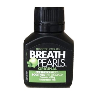 viên thơm miệng Breath Pearls của Úc hủ 50 viên