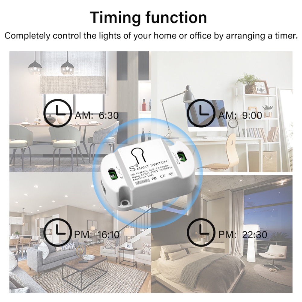 Công tắc wifi thông minh Ewelink DRAGON RANEE hỗ trợ công tắc cơ và điều khiển từ xa ewelink Basic mini qusl