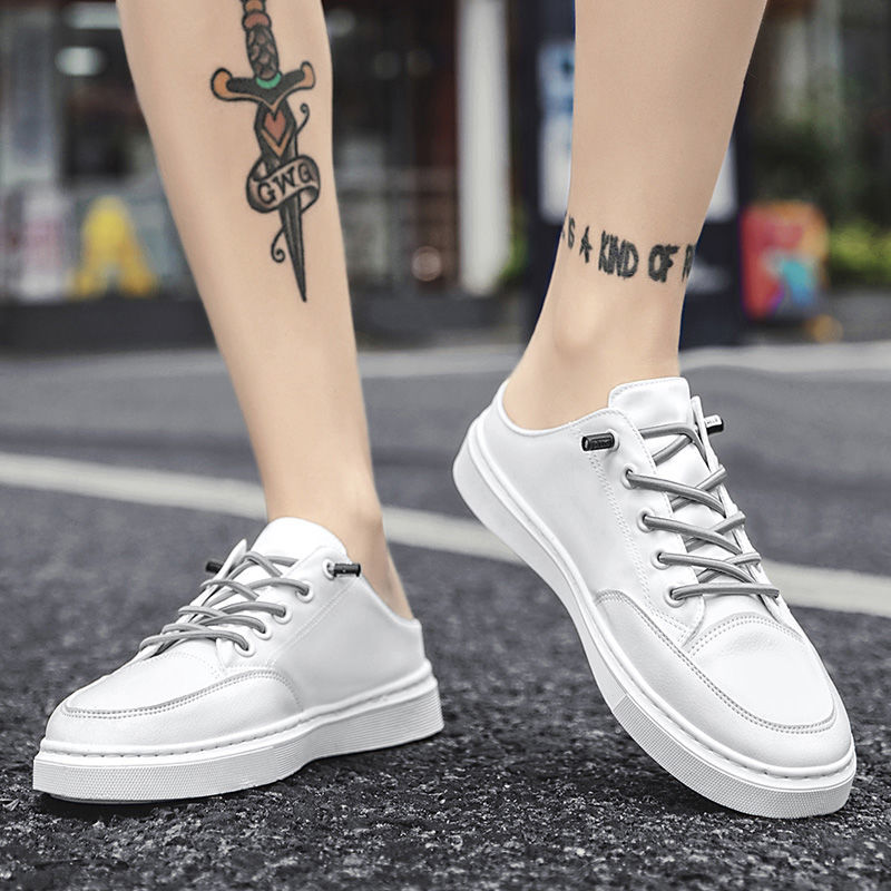 Giày lười hở gót đơn giản cho nam